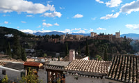 View of Alhambra from San Nicolas Church