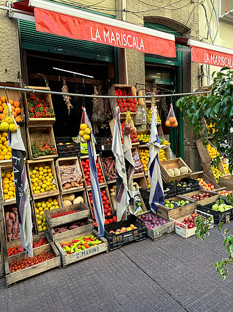 Fruit stand in Montevideo, Uruguay