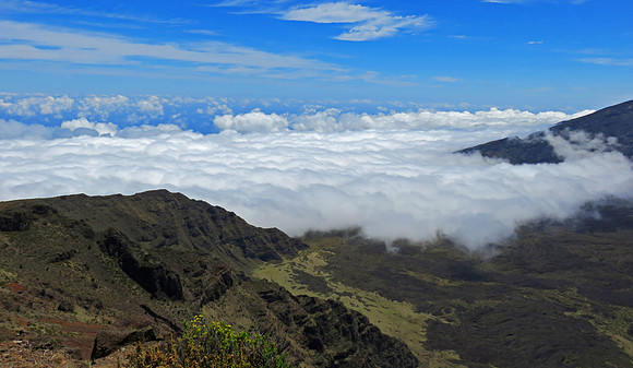 View from the top of Haleakala crater, Maui