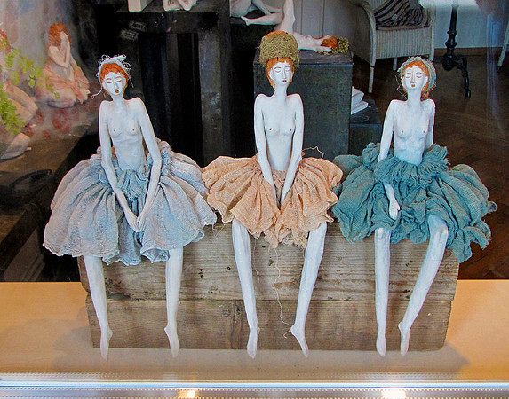 Dolls in Zurich window