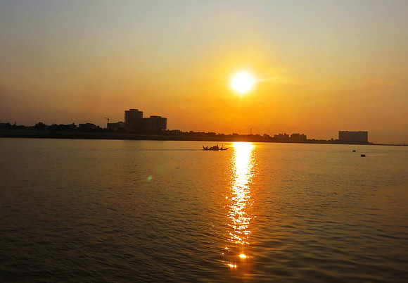Sunset over Phnom Penh
