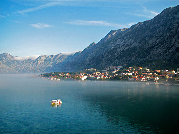 Arriving in Kotor, Montenegro