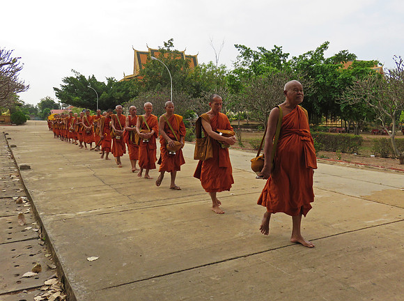 Buddhist monks, Cambodia