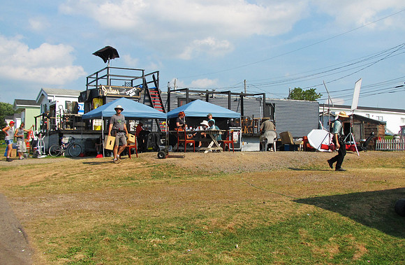 Jess discovered that the Trailer Park Boys were filming nearby