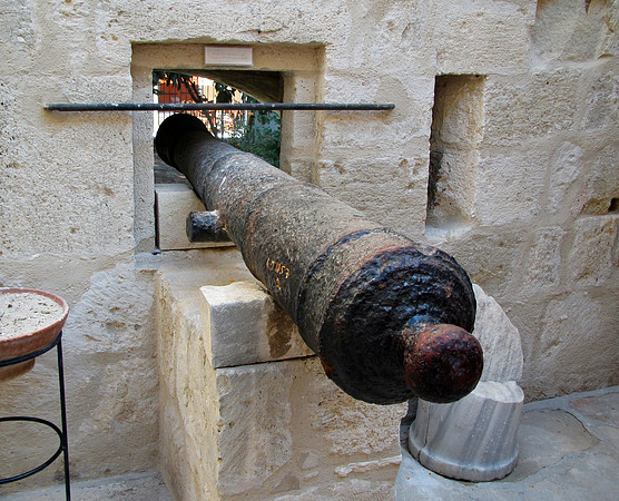 Canon at the Limassol Castle