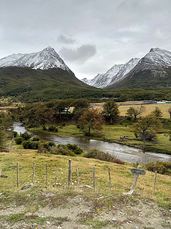 The Andes Mountains in Ushuaia