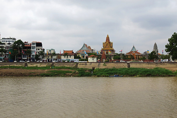 View of the Royal Palace from the Mekong River