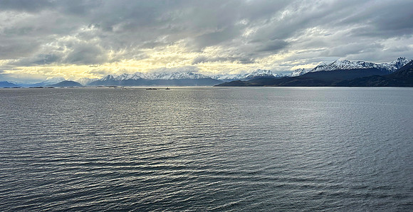 Chilean fjords and Andes