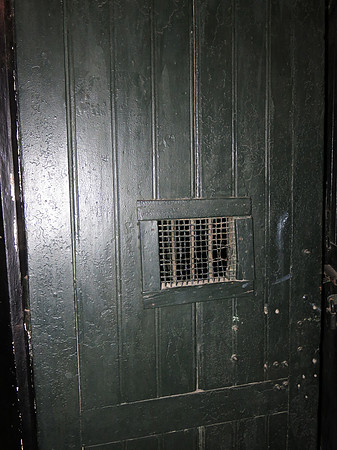 Cell door at the prison