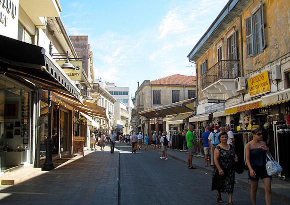 Shopping in Old Town, Limassol