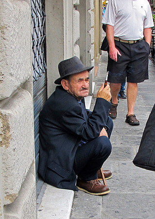 Old man in Florence