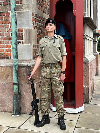 Guard at Rosenborg Palace, Copenhagen
