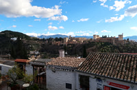 View of Alhambra from San Nicolas Church