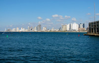 View of Tel Aviv from the harbor
