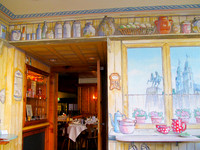 Wall mural at Hotel Adler