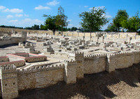 Scale model of old Jerusalem at the Israel Museum