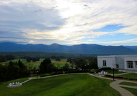 Setting sun in Bretton Woods