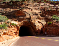 One of several tunnels