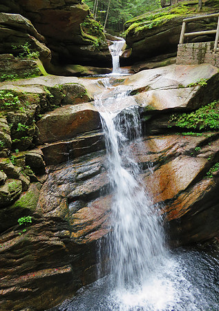 Sabbaday Falls on the Kancamangus Highway