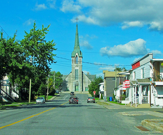 Church in Thetford Mines, Quebec